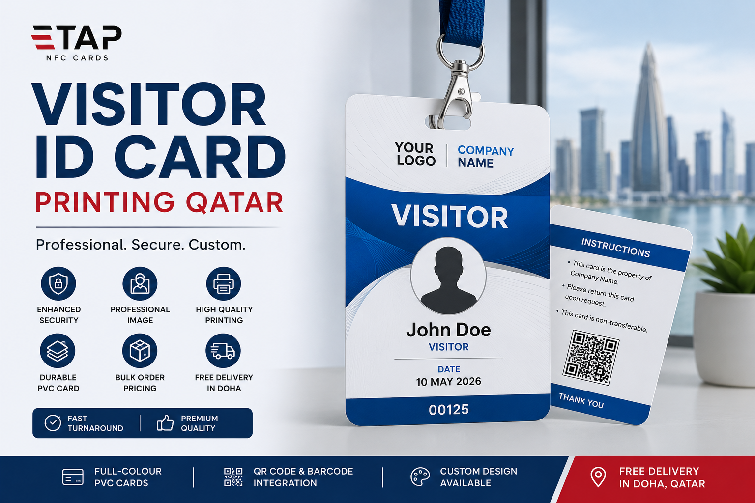 Visitor ID Card