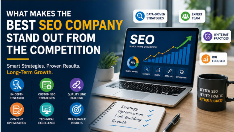 SEO professionals analyzing website performance, keyword rankings, and digital marketing strategies to improve search engine visibility.